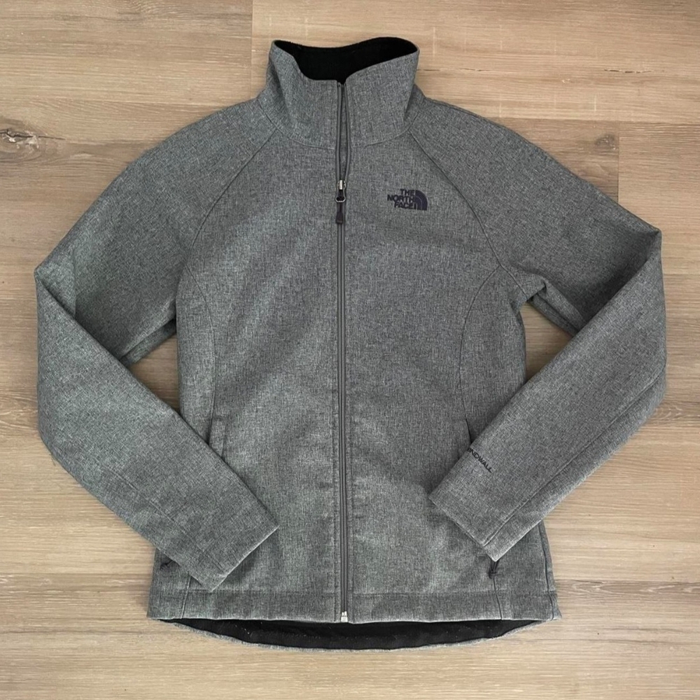 The North Face Heather Gray Fleece Jacket